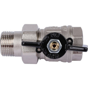 Кран шаровой BUGATTI New Jersey с полусгоном 3/4& (ручка-бабочка)-5