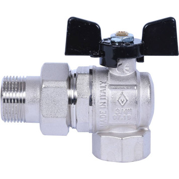 Шаровой кран BUGATTI New Jersey с полусгоном 3/4& (внутренняя/наружная резьба)-2