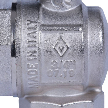 Шаровой кран BUGATTI New Jersey с полусгоном 3/4& (внутренняя/наружная резьба)-7