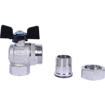 Шаровой кран BUGATTI New Jersey с полусгоном 3/4& (внутренняя/наружная резьба)-8