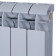 Радиатор биметаллический Global STYLE PLUS 500 12 секций боковое подключение (цвет cod.08 grigio argento opaco metallizzato 2676 (серый)) 155272 (155272)