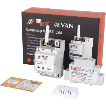 Термостат ЭВАН MYHEAT GSM (6282)-10