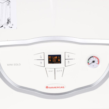 Газовый настенный котел Immergas Mini Eolo 24 3 E двухконтурный, турбированный (3.020853)-3