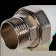 Муфта комбинированная Pro Aqua d=25-1 PP-R разъемная (американка) НР Белая (PA21015)