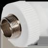 Муфта комбинированная Pro Aqua d= 40-1 PP-R ВР Белая (PA22020)
