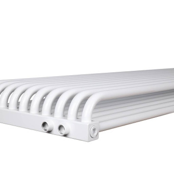 2-х трубчатый радиатор стальной ROMMER RST 2175/10 секций нижнее правое подключение RAL9016 RST-217510-020 (RST-217510-020)-5