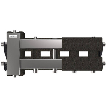 Балансировочный коллектор GIDRUSS BMSS-60-3D.EPP (до 60 кВт, вх. G 1, 2+1 контура G 1, 4D-кронштейны K.UMS, EPP-термоизоляция) (BM 60A2T 20)-1