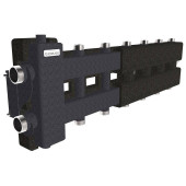 Балансировочный коллектор GIDRUSS BM-80-7DU.EPP (до 80 кВт, подкл. котла G 1, 3+3 контура G 1, боковой контур G 1, 4D-кронштейны K.UMS, EPP-термоизоляция) (BM 8007T 22)