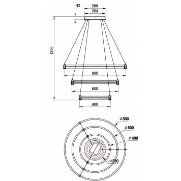 Подвесной светильник Stilfort Tooring 4006/05/03P-3