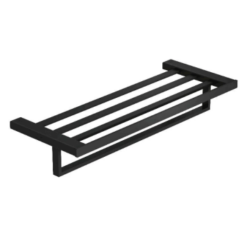 Kludi 31 989 39 VELA C держатель для полотенец с полкой, L = 600 мм черный матовый 3198939