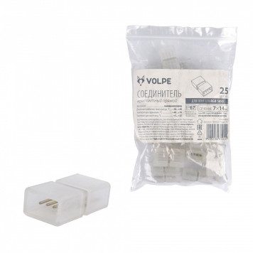 Соединитель Uniel UTC-Q220 K14/B67-RGB CLEAR 025 POLYBAG 10995-2