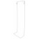 Подставка для цветов Uniel UFP-G10A H65 WHITE UL-00010041