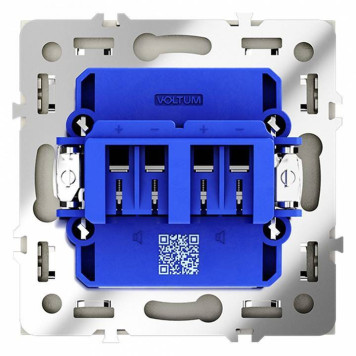 Розетка акустическая без рамки Voltum S70 VLS060305-3