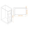 Душевая перегородка RGW WA-010B 700