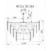 Подвесной светильник Wertmark Agati WE124.28.303