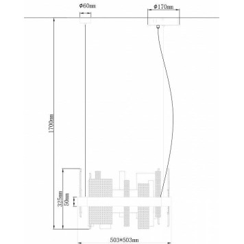 Подвесной светильник Wertmark Lotta WE461.01.303-2