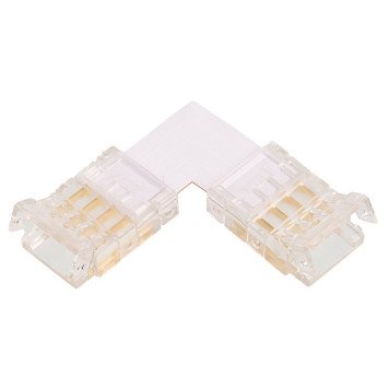 Соединитель лент угловой жесткий Wolta WLS-4PIN-RGB-10MM-L