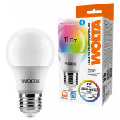 Лампа светодиодная Wolta  WSTD-A60-11WRGBE27-SH