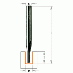 Фреза пазовая монолитная S=6 D=3x11x60 (712.030.11)