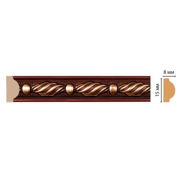 Молдинг DECOMASTER 130-52 (15*8*2400мм)
