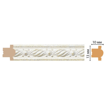 Молдинг DECOMASTER 189-20 (13*10*2400мм)