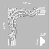 Угол DECOMASTER 97010-6 (200*200*18мм)