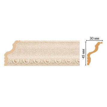 Плинтус потолочный DECOMASTER 148D-18D ДМ (45*30*2400 мм)