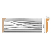 Плинтус потолочный DECOMASTER D219-375 (60*17*2400мм)