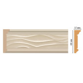 Плинтус потолочный DECOMASTER D219-61 (60*17*2400мм)