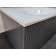 TW Shape комплект подвесной мебели 102х52см, с раковиной, с 1 выдвиж. ящиком с механизмом push-to-open, цвет: серый матовый RAL7016