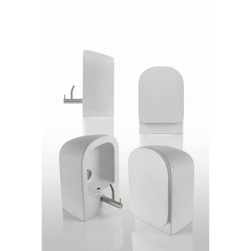 Antonio Lupi Komodo Биде подвесное, 54х36,6см, 1 отв под смеситель, цвет: белый глянец-2