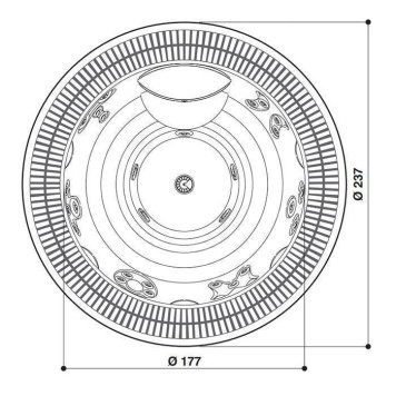 Jacuzzi Alimia PRO бассейн D237х98см., на 6-7человек, 28 форсунок, аэрофорсунки 16шт, подсв., автонаполнение, цвет Porcelain,. 423630012, 94428710, 944411852, 903001712-3