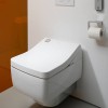 TOTO SG Унитаз подвесной 39x58.2x33.9см, безободковый, CeFiONtect, Tornado Flush цвет: белый с пластиковой панелью цвет: белый