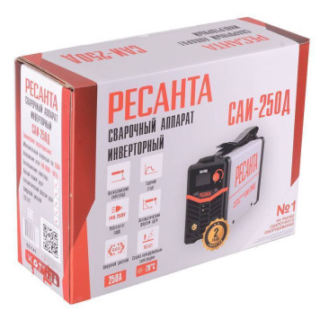 Аппарат сварочный инверторный Ресанта САИ-250Д-6