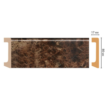 D235-713/20 Плинтус ДМ(80*17*2400 мм)-1