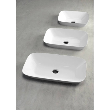 AZZURRA PRUA Раковина 60х40 см, без отв., цвет: белый-1