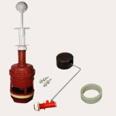 Арматура д/бачка набор б/под бел шток 1реж универ РБМ АС-1.1