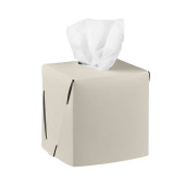 ADJ Салфетница Kleenex, 12x12xH12 см., цвет: панна котта/белый. 0015.16/10 ADJ Салфетница Kleenex, 12x12xH12 см., цвет: панна котта/белый. 0015.16/10