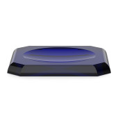 Decor Walther KR KS Kristall Лоток для расчесок, настольный, цвет: Capri Blue. 0924095