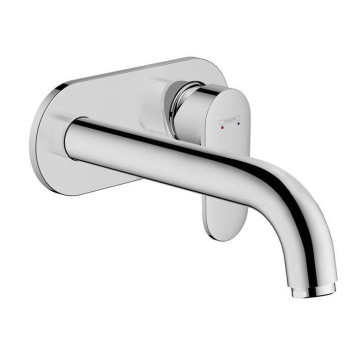 Hansgrohe Vernis Blend Смеситель для раковины, настенный, излив 204 мм, внешняя часть, цвет: хром. 71576000