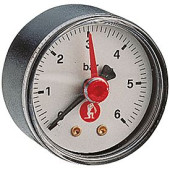 Манометр, Giacomini, R225, 1/4, PN, бар-0-6, осевой