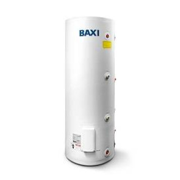Водонагреватель косвенного нагрева, Baxi, UBC 500, накопительный, напольный, объём, л-500, эмалированная сталь, цвет-белый