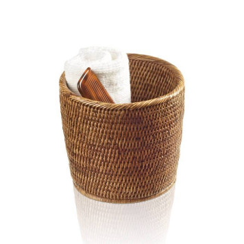 Decor Walther Basket ZK Корзина 19x18см, настольный, цвет: ротанг темный. 0927492