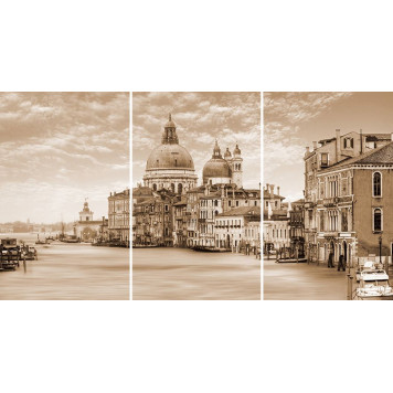 Venice Панно стекло из 3-х плиток 75х40