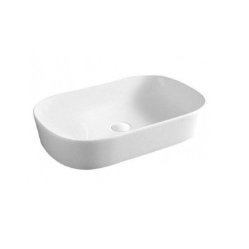 Раковина, Artceram, Ghost, шгв 650-415-125, отверстия для смесителя-отсутствуют, цвет-Glossy White