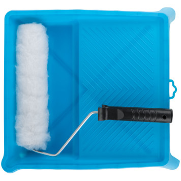 Набор для покраски стен (ванночка 350х330 мм + валик иск.мех 250 мм)-1