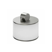 Bertocci Officina 3.16 Контейнер настольный, малый, с крышкой, цвет: белый матовый/нержавеющая сталь. 116 3932 0000