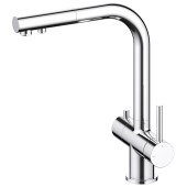 Timo 2356/00FL Saona Смеситель для кухни 296 мм, под питьевую воду, CoolStart, выдв. Г излив, хром 2356/00FL