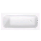 Ванна, Duravit, Aurena, шгв 1700-750-460, DuroCast Smooth, цвет-белый матовый