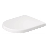 Duravit D-Code Сиденье для унитаза, петли: нержавеющая сталь, с микролифтом, цвет: белый. 0028490021
